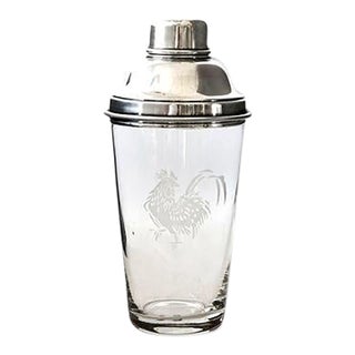 Early 20th Century Oversized James Dixon "Cockerel" Cocktail Shaker For Sale