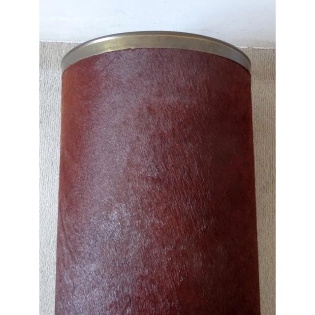 Brown Fur Umbrella Stand, 1970s For Sale - Image 8 of 10