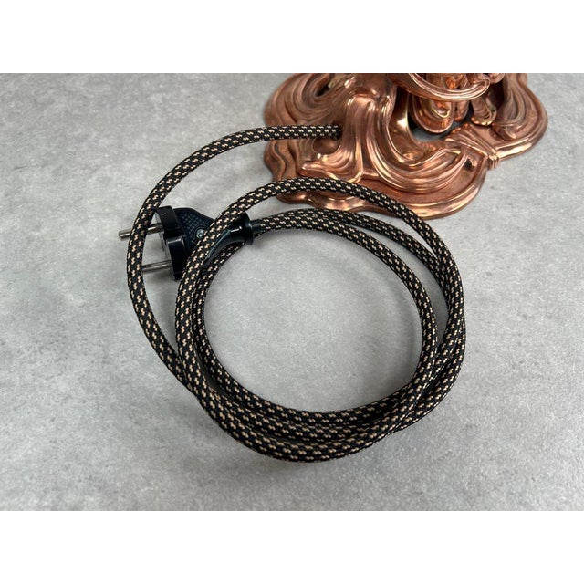 Art Nouveau Table Lamp in Copper, 1890s For Sale - Image 10 of 12