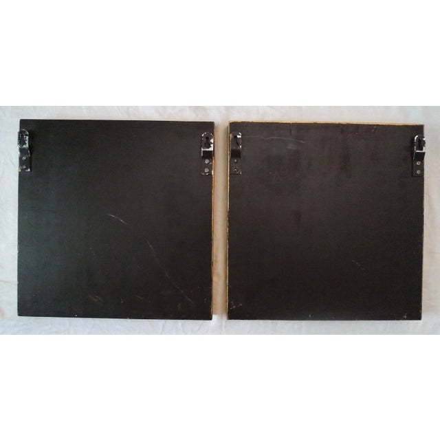 Mid 20th Century Italian Pietra Dura Bird Semi-Precious Stone Framed Plaques - a Pair For Sale - Image 10 of 12