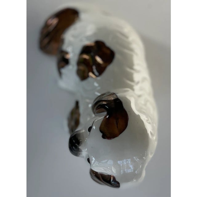 Antique Staffordshire Dog Figurine, Copper Markings For Sale In New York - Image 6 of 10