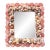 Vintage Boho Shell Encrusted Mirror For Sale