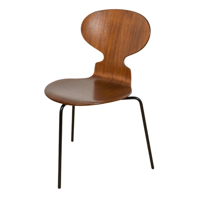 Model 3101 Ant Chair in Teak by Arne Jacobsen for Fritz Hansen, 1970s For Sale