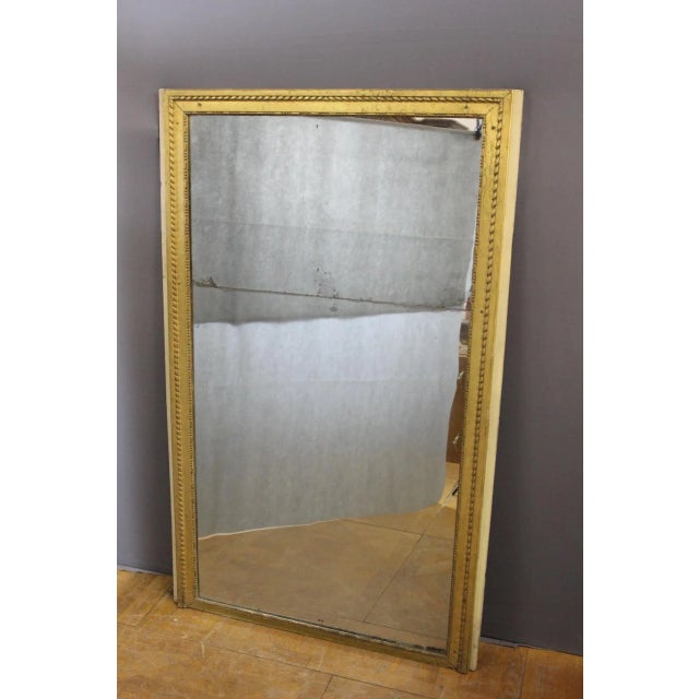 Gold Important Louis XVI Mercury Mirror with Woodwork, Early 19th Century For Sale - Image 8 of 15