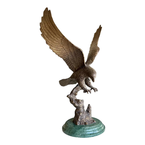 Bronze American Bald Bird Eagle Statue