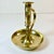 Metal Mid-Century Americana Federal Arts & Crafts Bedside Style Brass Candle Holder For Sale - Image 7 of 14