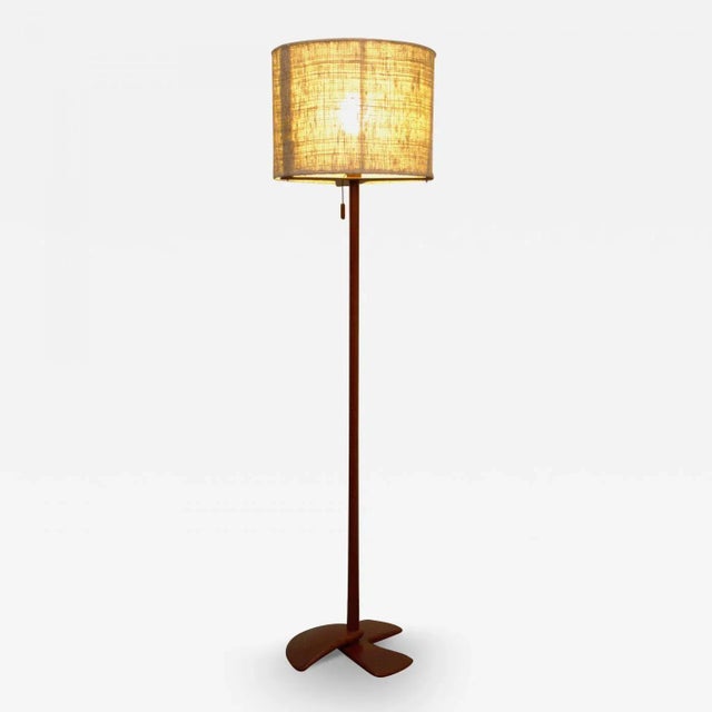 Scandinavian Modern Teak Floor Lamp For Sale - Image 3 of 13