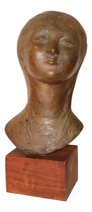 Mid-Century Modern Italian Bronze Sculpture by Pino Conte