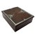Early 20th Century Arts & Crafts Sterling Silver on Bronze Humidor Cigarette Box by Heintz For Sale In Los Angeles - Image 6 of 10
