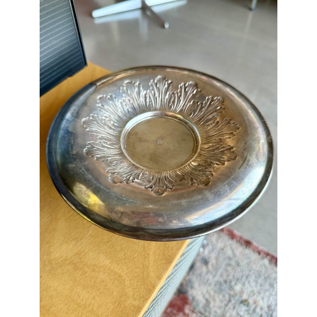 Mid-Century Modern Art Nouveau Hans Ofner Austria Argentor Wiener Werke Rust & Hetzel Hallmark Silver Bowl Footed For Sale - Image 3 of 13