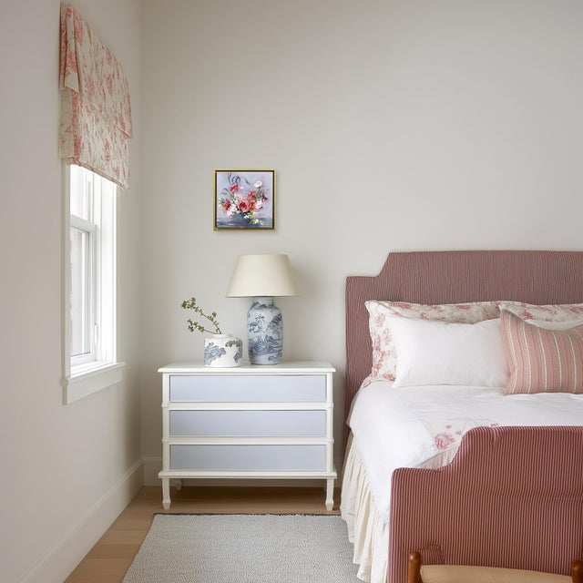 Rose Wondering Rose - Framed Abstract Botanical Floral Still Life Art on Canvas Original Artwork by Kellie Newsome For Sale - Image 8 of 9