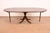 Stickley Georgian Mahogany Pedestal Extension Dining Table, Newly Refinished For Sale - Image 9 of 16