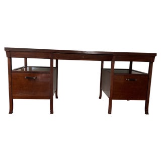 Modern Mahogany Desk For Sale