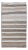 Striped Turkish Vintage Kilim Flat-Weave Rug in Shades of Browns Taupe and Ivory For Sale