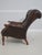 English Stickley Tufted Leather Leopold Chair & Ottoman For Sale - Image 3 of 18