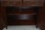 1990s Maitland Smith Mahogany Bookspline Door Bookcase Credenza For Sale - Image 5 of 18