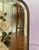 Art Deco Brass and Beveled Mirror Fire Screen With Painted Flowers, 1920s For Sale - Image 4 of 11