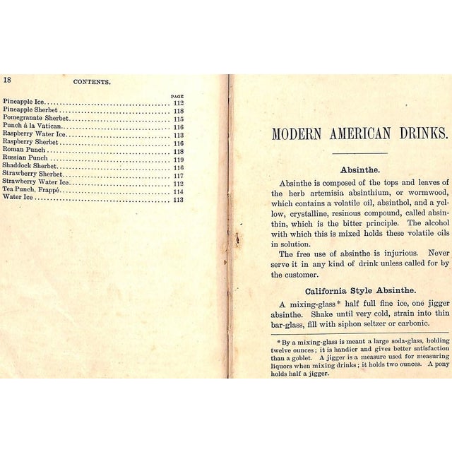White "Modern American Drinks: How to Mix and Serve All Kinds of Cups and Drinks" 1900 Kappeler, George J. For Sale - Image 8 of 11