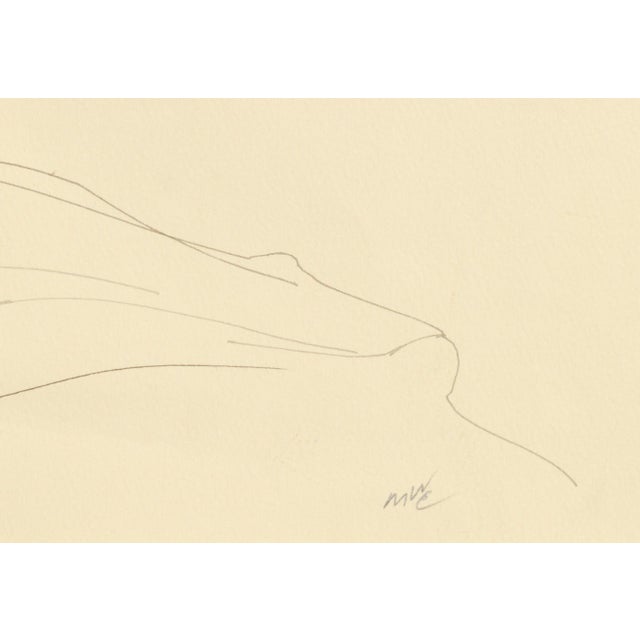Paper Michael William Eggleston Two Nudes Realism Pencil and Gouache on Paper Circa 1980s For Sale - Image 7 of 8