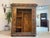 Traditional Tyrolean Farmhouse Hand-Painted Bookcase For Sale - Image 3 of 18