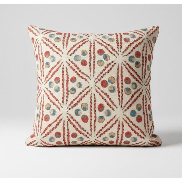 New Hand-Embroidered 100% Silk Cushion Cover – Authentic Uzbek Textile Art Elevate your home décor with this exquisite...