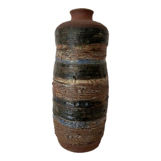 Mid Century Studio Pottery Vase For Sale