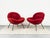 Red Lounge Chairs by Fritz Neth for Correcta, 1950s, Set of 2 For Sale - Image 12 of 18