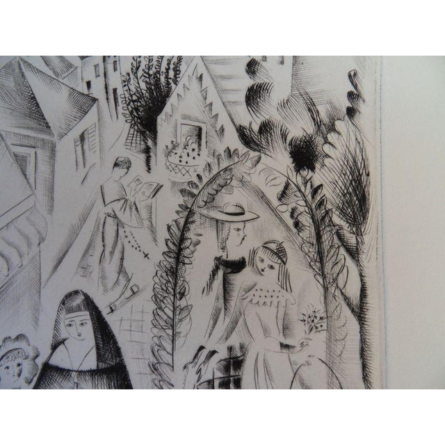 Mily Possoz, The Church of Fontenays, Engraving For Sale - Image 5 of 8