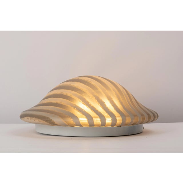 German Flushmount in Glass from Peill & Putzler, 1970s For Sale - Image 6 of 11