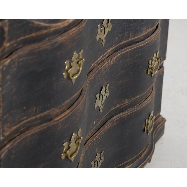 Wood Antique Baroque Cabinet in Wood, 1800 For Sale - Image 7 of 14