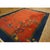Raspberry Red 1920s Raspberry Pink Field Antique Art Deco Swimming Swan Pattern Chinese Rug For Sale - Image 8 of 9