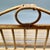 Wood Vintage Boho Bamboo & Rattan Wall Shelf With Towel Bar — Scroll Arm Design For Sale - Image 7 of 7