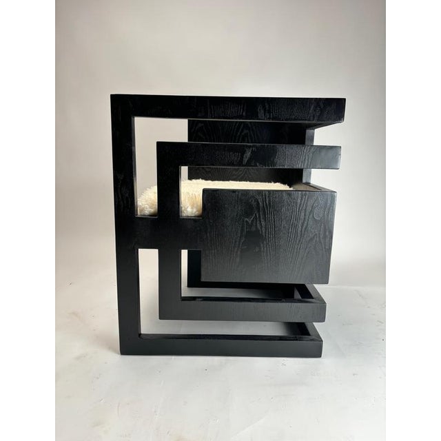 Postmodern Sculptural Wooden Armchairs, Italy, 1970s, Set of 2 For Sale - Image 3 of 10