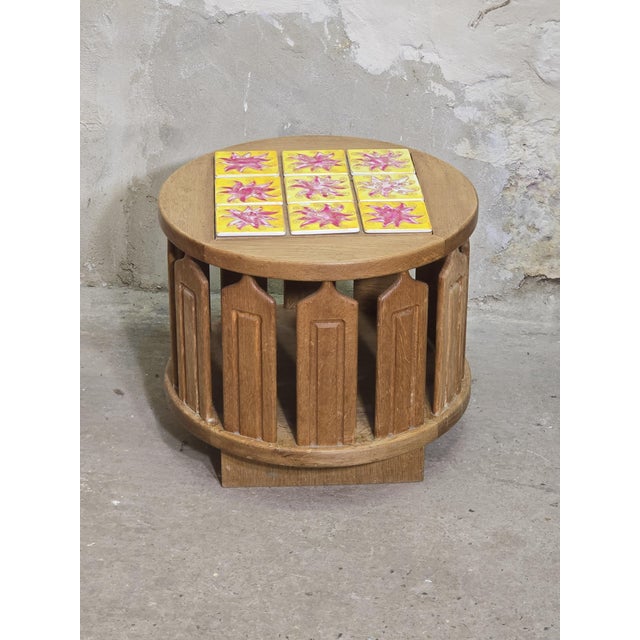 Coffee Table with Storage Compartment attributed to Guillerme and Chambron, 1960 For Sale - Image 16 of 16