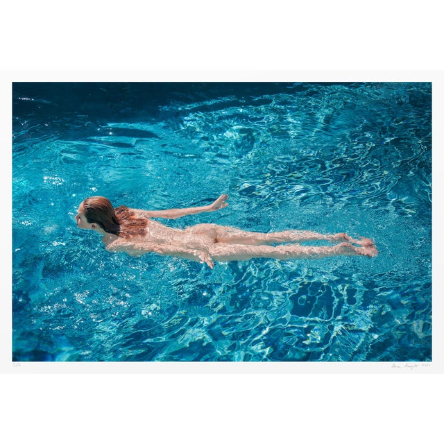 Contemporary Art Photograph "Sapphire Mmxxi" Limited Edition Signed Numbered Original Print Nude Woman For Sale