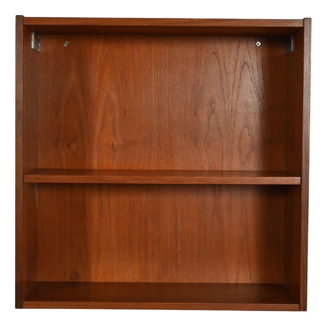 Scandinavian Teak Wall Shelf, 1950s For Sale