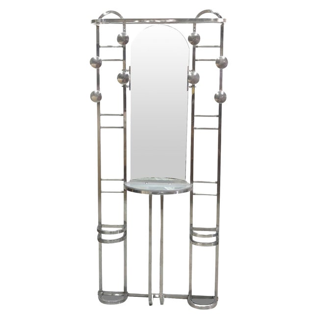 French Art Deco Coat Stand in Chromed Brass, 1930s For Sale - Image 17 of 17