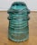 Vintage Hemingray No. 9 Aqua Glass Insulator For Sale - Image 9 of 10