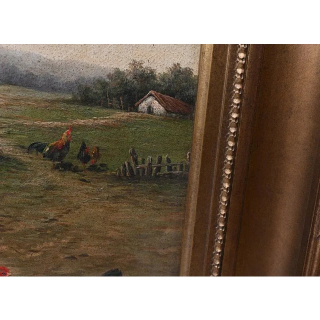 Edgar Hunt, Farm Yard, 1980s, Oil For Sale - Image 3 of 9