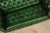 2020s Chesterfield Style Green Leather Sofa For Sale - Image 5 of 16