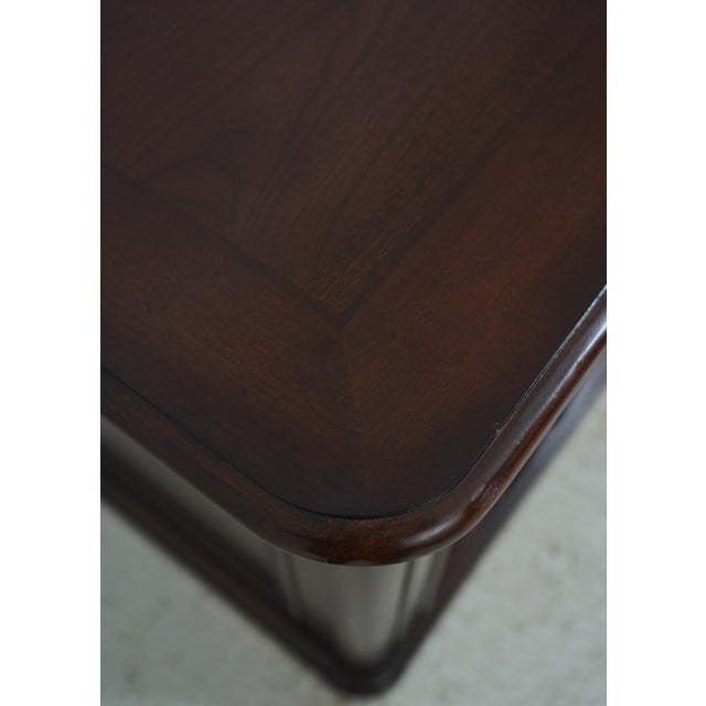 Cherry Tv Media Cabinet W. Glass Doors For Sale - Image 9 of 18