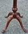 Mid 20th Century George III Mahogany Bookmatched Pedestal Quadfeet Tea Table For Sale - Image 5 of 5