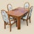 Wood Vintage Hollywood Regency Burl Wood Dining Set, 1970s, Mid-Century Modern, Mid-Century For Sale - Image 7 of 10