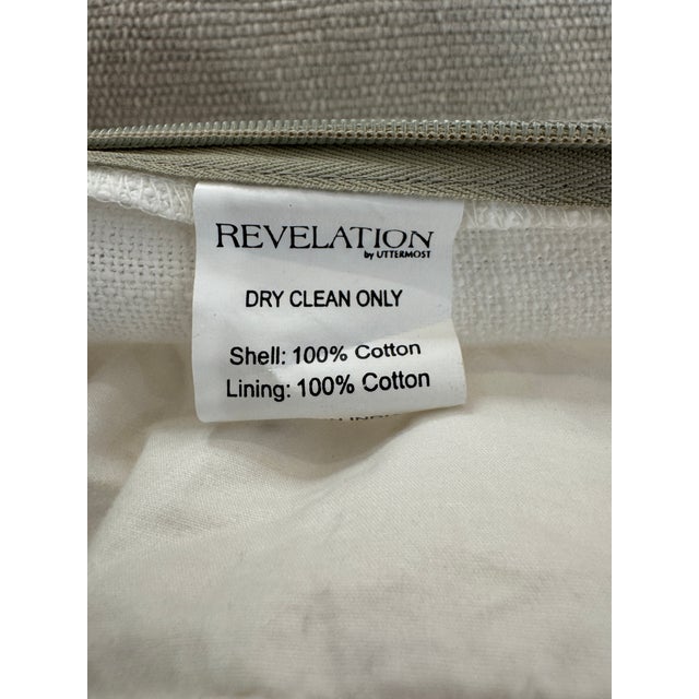 Revelation by Uttermost Chunky Cotton Knit Throw Pillows, Pair For Sale - Image 11 of 12
