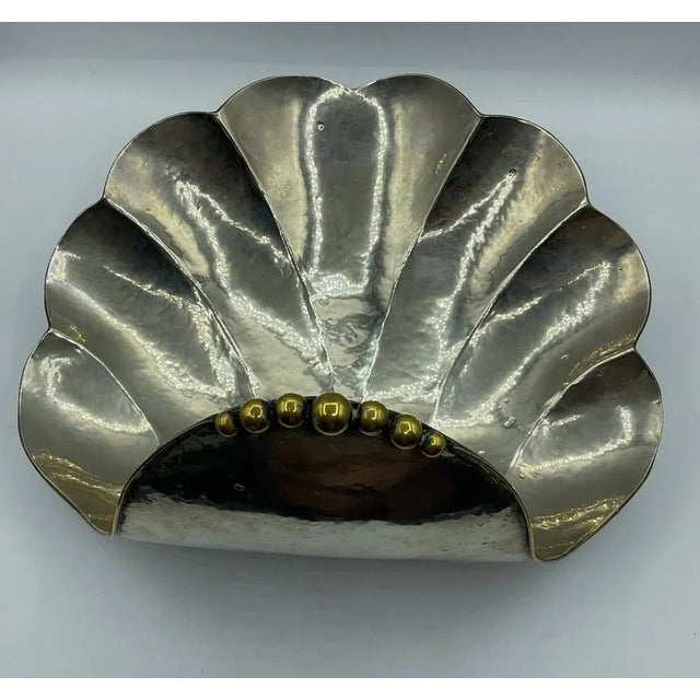 Large Art Deco Shell-Shaped Centerpieces, Set of 2 For Sale - Image 12 of 13