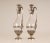 Barbour Silver Co. Antique Sterling Silver Decanters and Glass Tableware Neoclassical Silver- Tableware Louis XVI - A Pair For Sale - Image 4 of 13