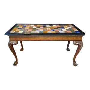 Late 19th Century Grand Tour Marble Specimen Console Table