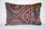 Vintage Jajim Rug Pillow, Tribal Farm, Oblong Chair 16'' X 24'' (40 X 60 Cm) For Sale In Philadelphia - Image 6 of 6
