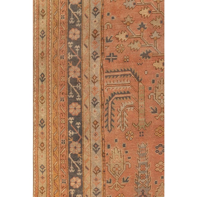 Early 21st Century Early 21st Century Oversize Cypress Willow Tree Turkish Oushak - 14'9" x 21'1" For Sale - Image 5 of 18