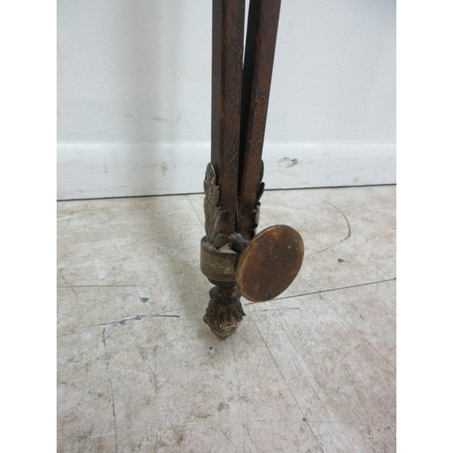 1990s Fine Art Lamp French Regency Gold Metal Filigree Lamp Wall Sconce Pole Lamp A For Sale - Image 4 of 13